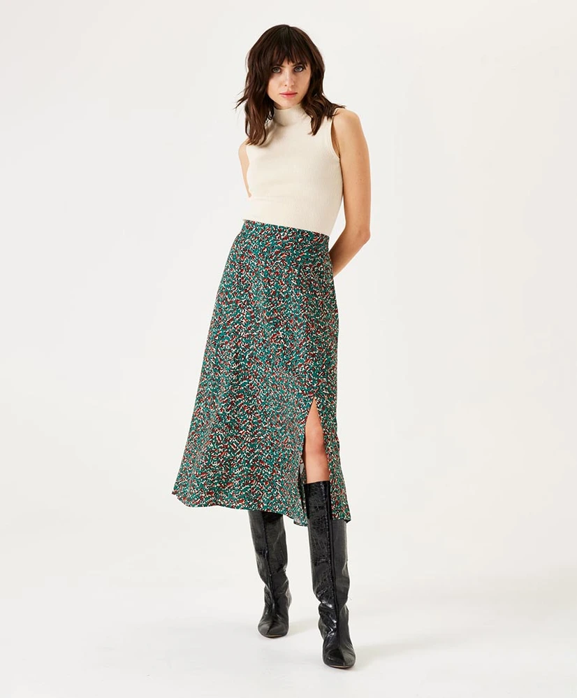 GARCIA Midi Rok Allover Print