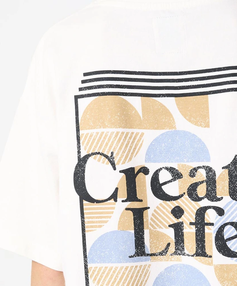 GARCIA T-shirt Backprint Create Life