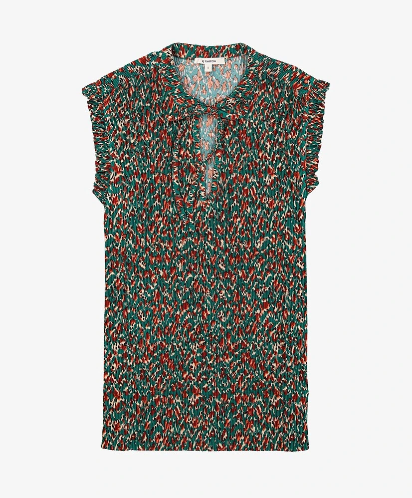 GARCIA Top Allover Print