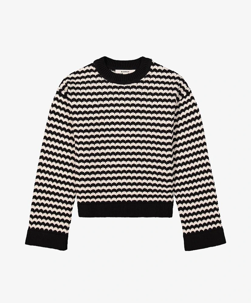 GARCIA Trui Fancy Stripe