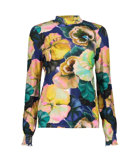 Geisha Blouse Allover Bloemenprint