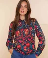 Geisha Blouse Allover Print