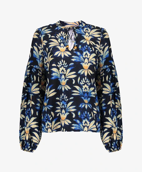 Geisha Blouse Allover Print