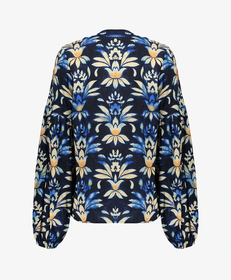 Geisha Blouse Allover Print