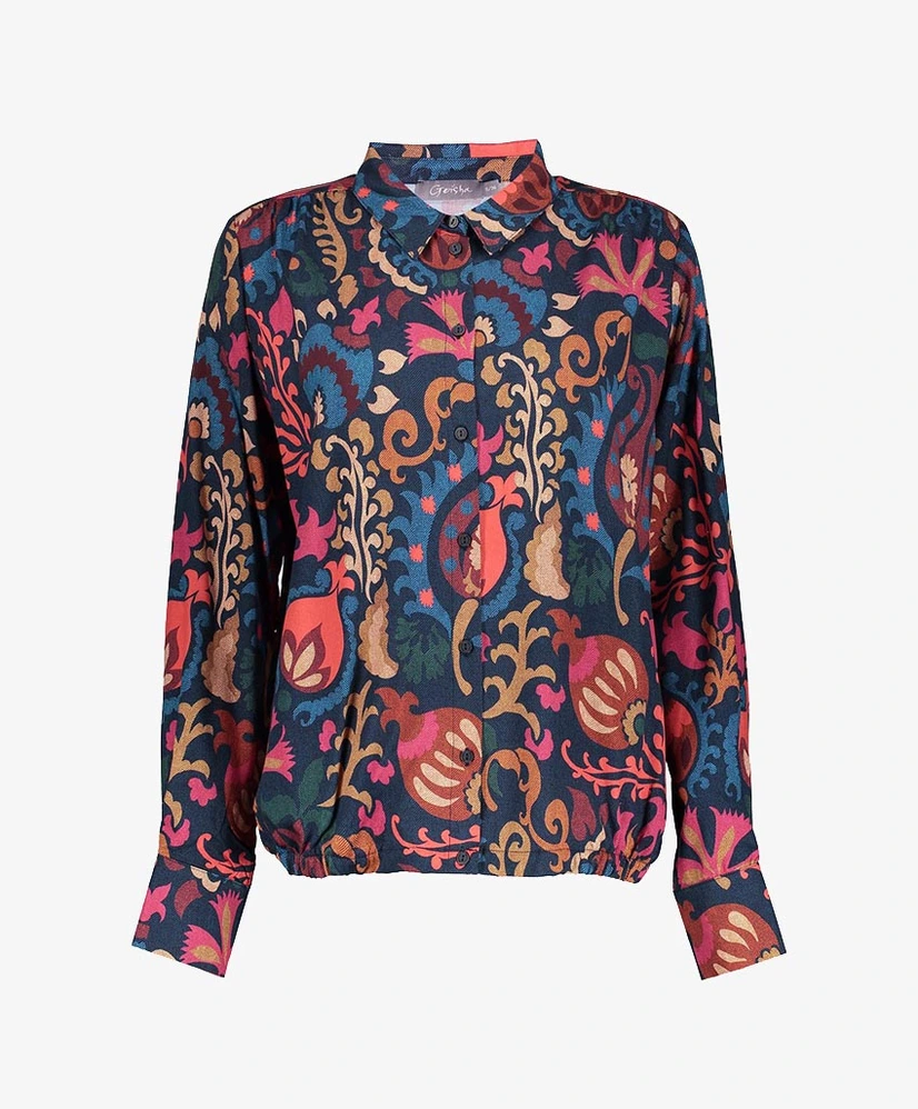 Geisha Blouse Allover Print