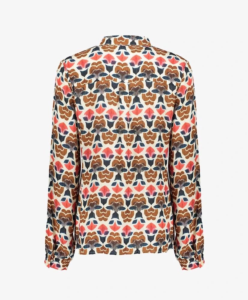 Geisha Blouse Allover Print