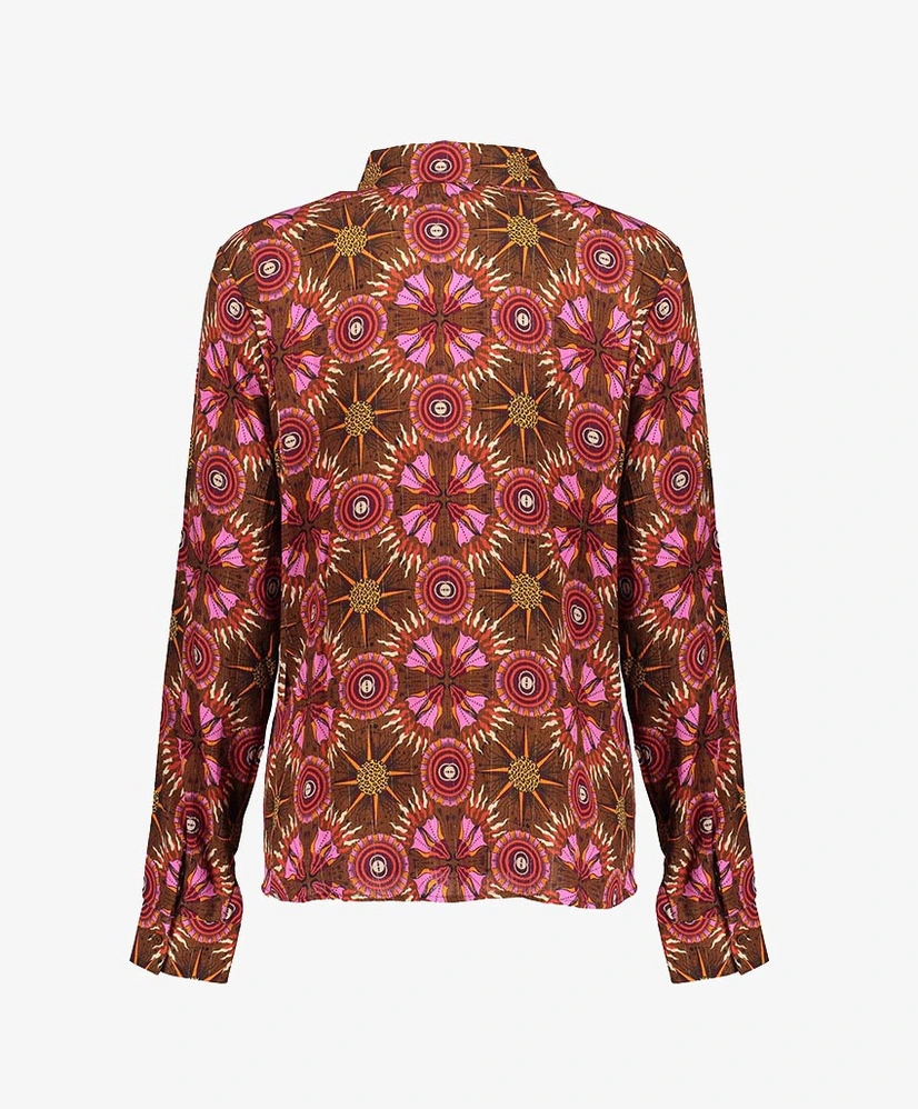 Geisha Blouse Allover Print