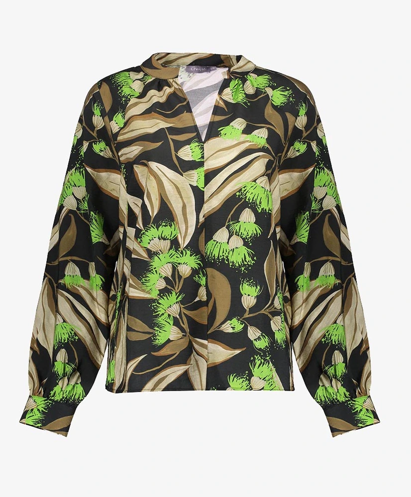 Geisha Blouse Allover Print