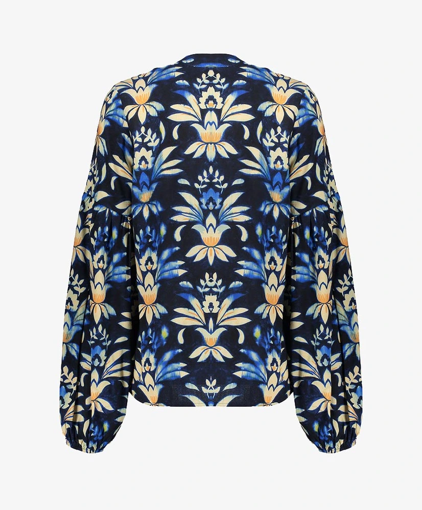 Geisha Blouse Allover Print