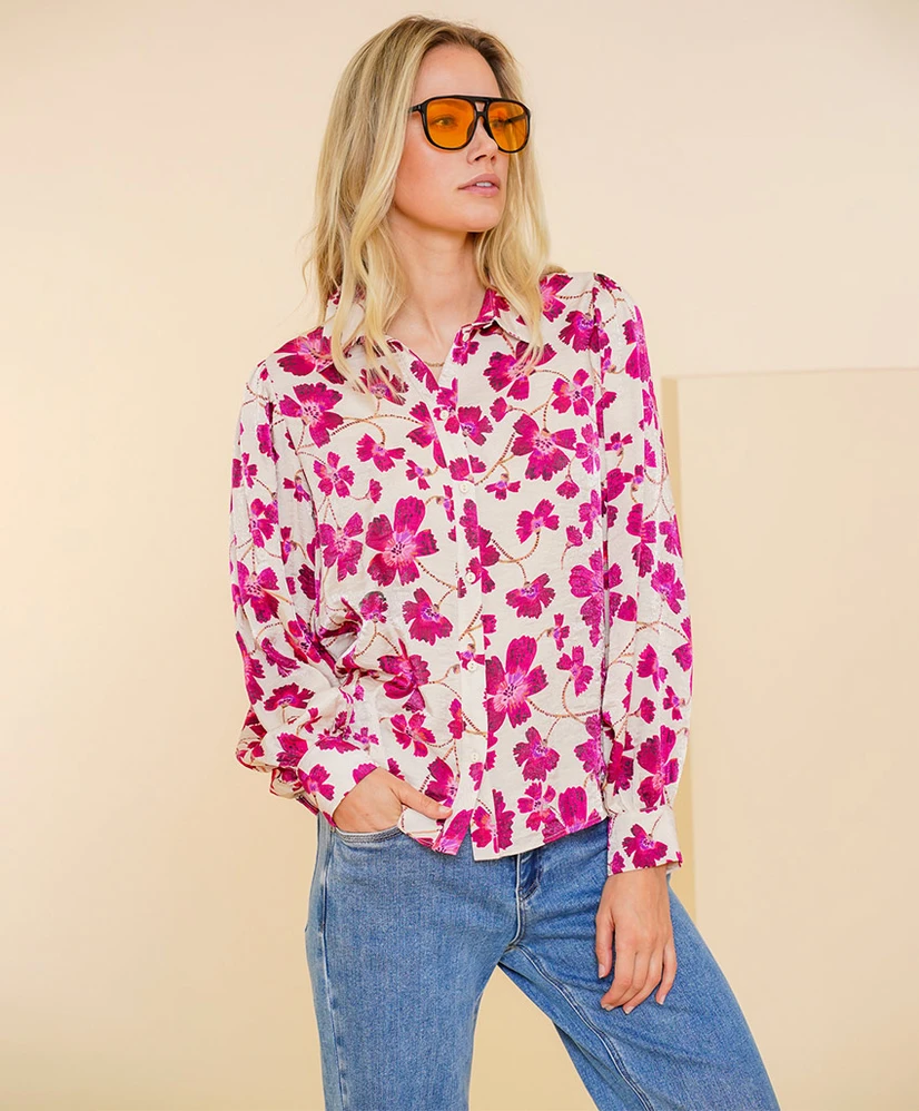 Geisha Blouse Bloemenprint