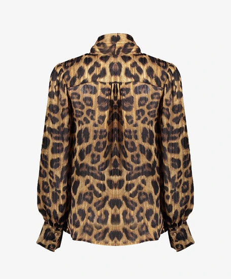 Geisha Blouse Leopard