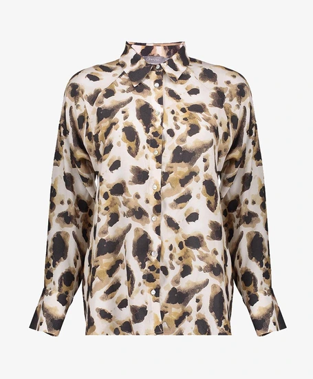 Geisha Blouse Leopard