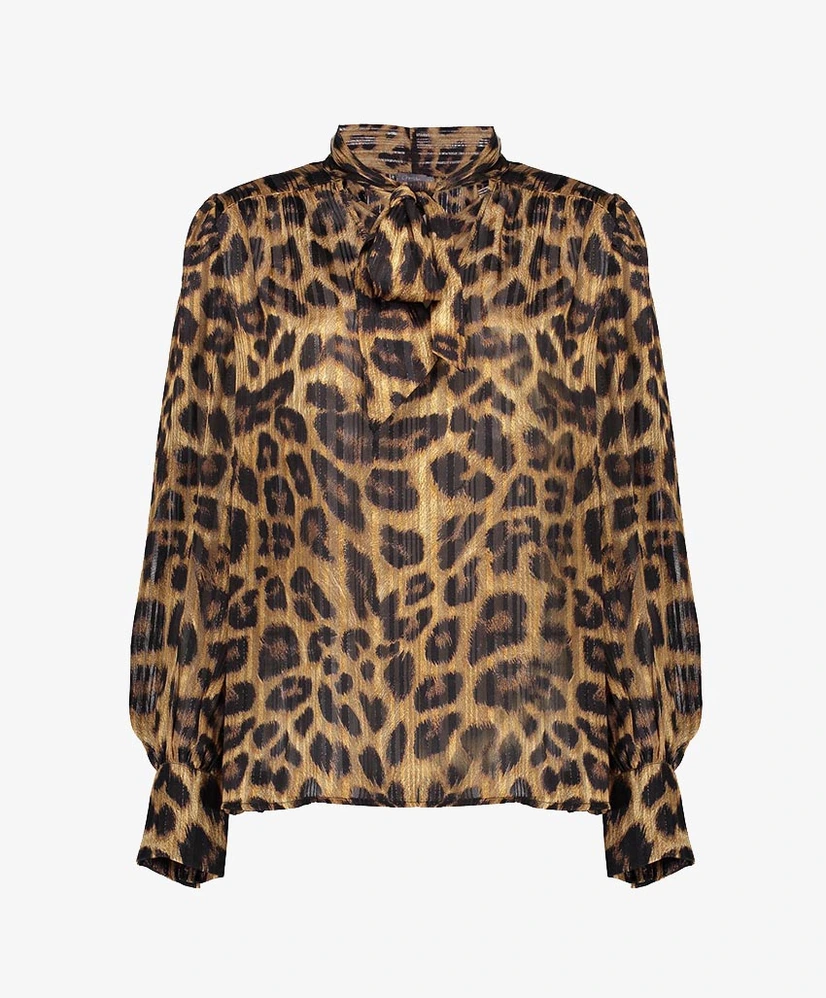 Geisha Blouse Leopard