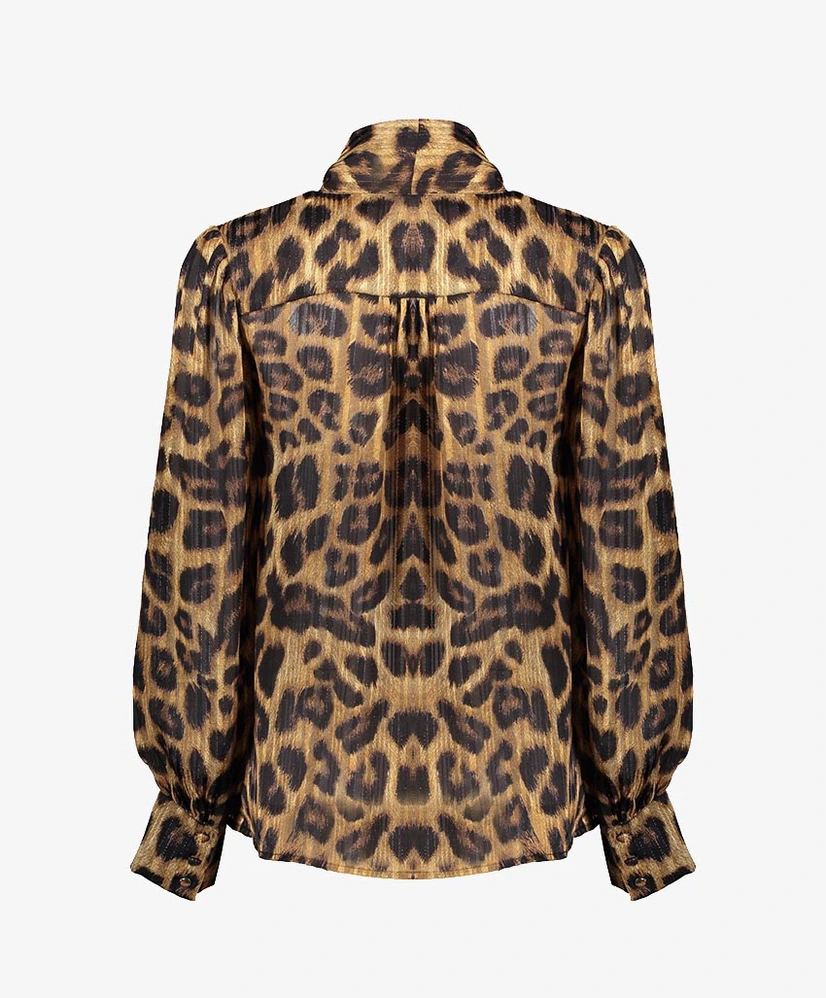 Geisha Blouse Leopard