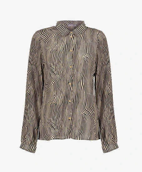 Geisha Blouse Zebraprint