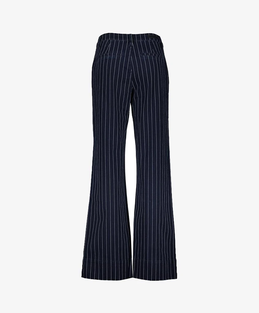 Geisha Flared Jeans Pinstripe