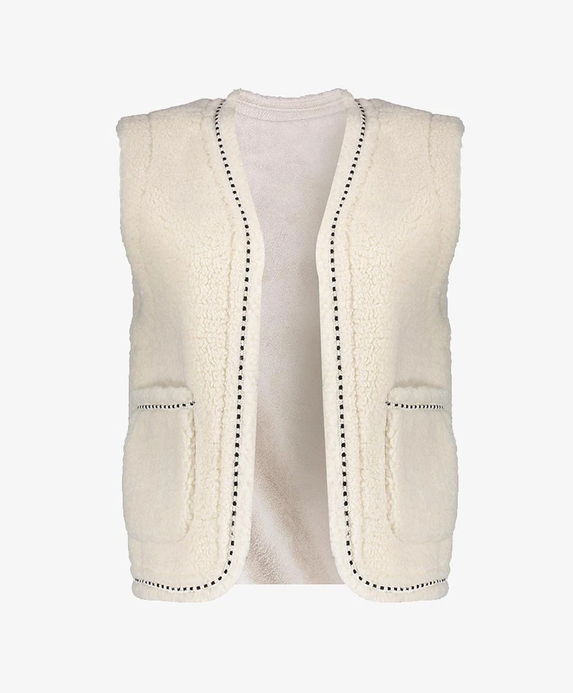 Geisha Gilet Teddy embroidery