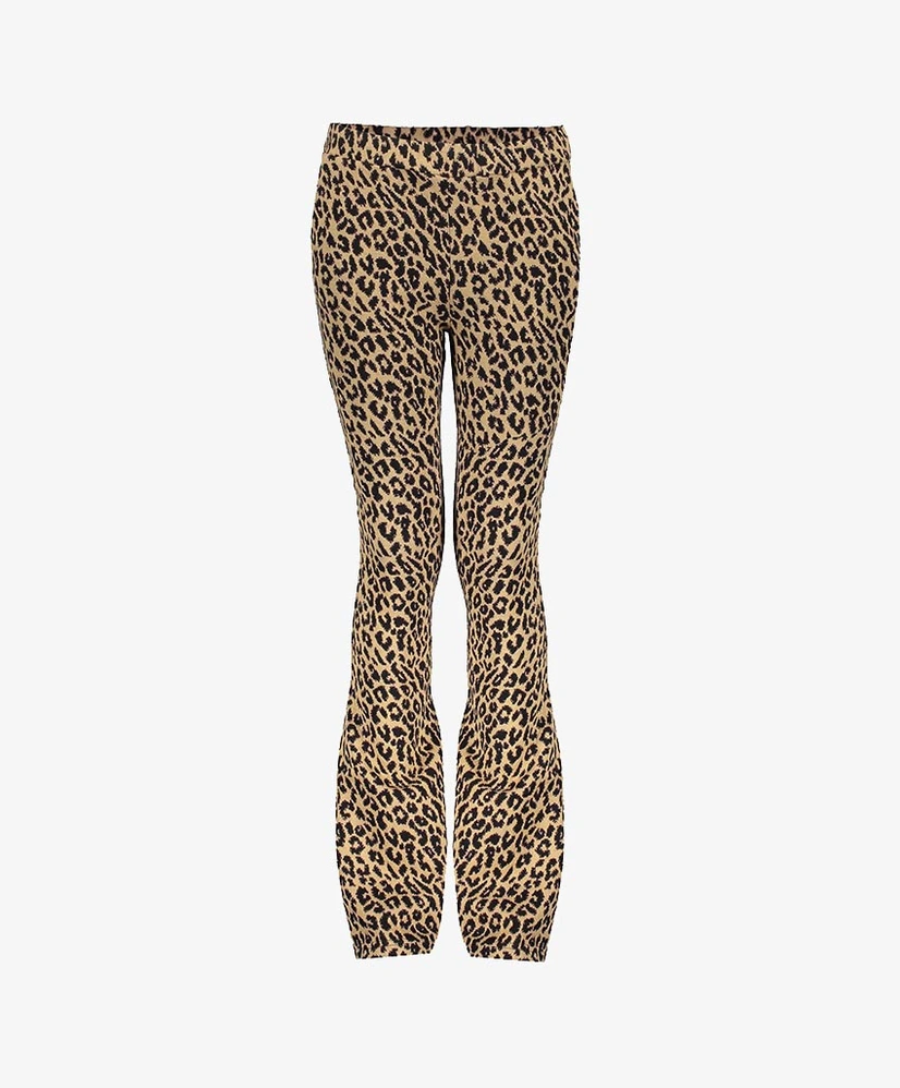 Geisha Girls Flared Broek Panter Lurex