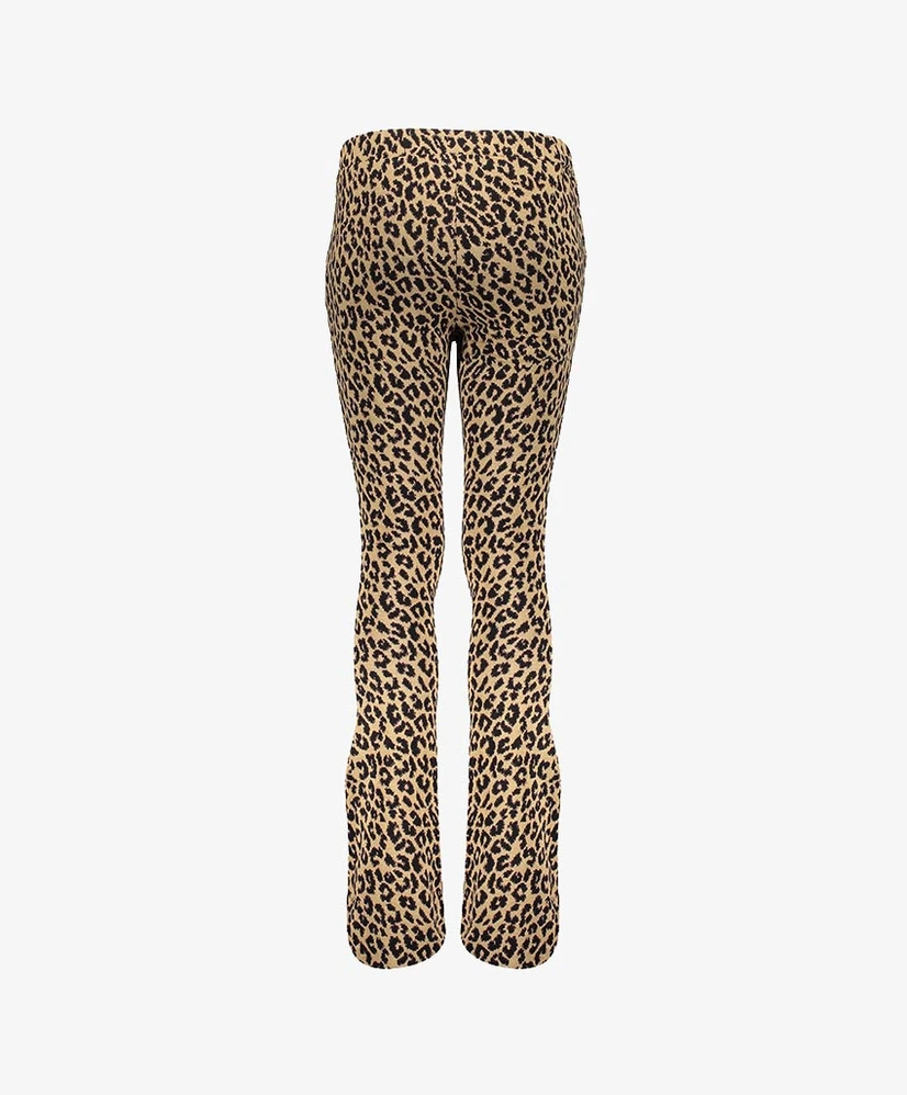 Geisha Girls Flared Broek Panter Lurex