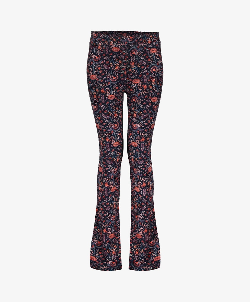 Geisha Girls Flared Broek Small Flower