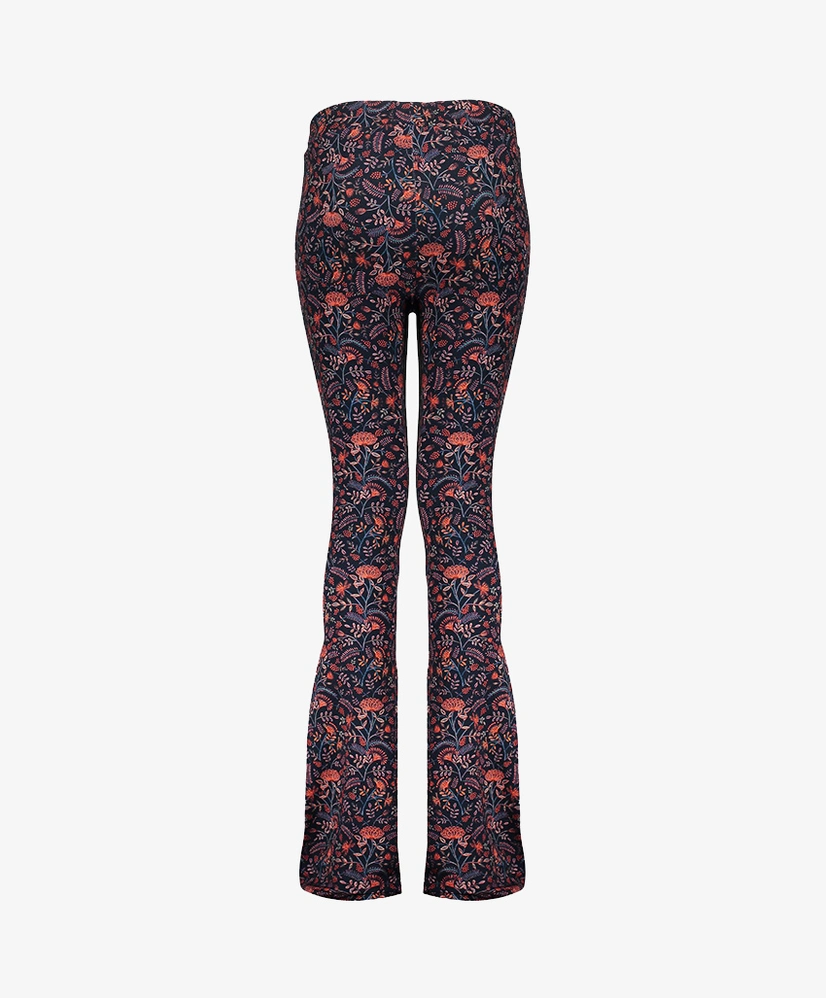 Geisha Girls Flared Broek Small Flower