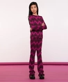 Geisha Girls Flared Broek Zig Zag Lurex