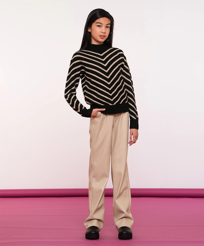 Geisha Girls Trui Stripes Turtle