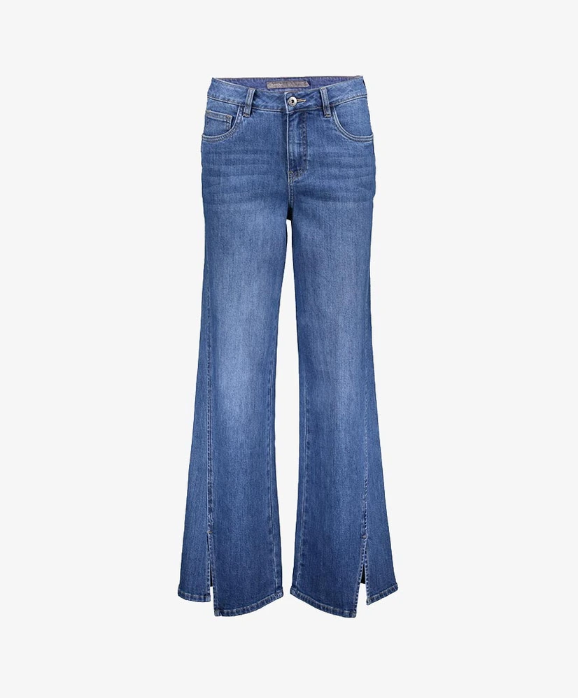 Geisha Jeans Wide Leg Split