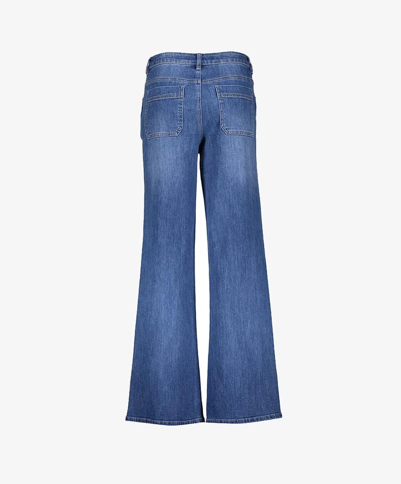 Geisha Jeans Wide Leg Split