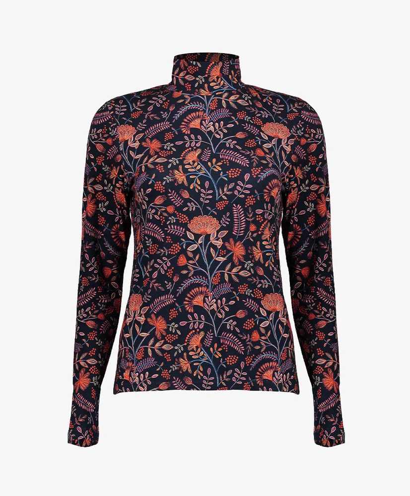 Geisha Top Allover Print