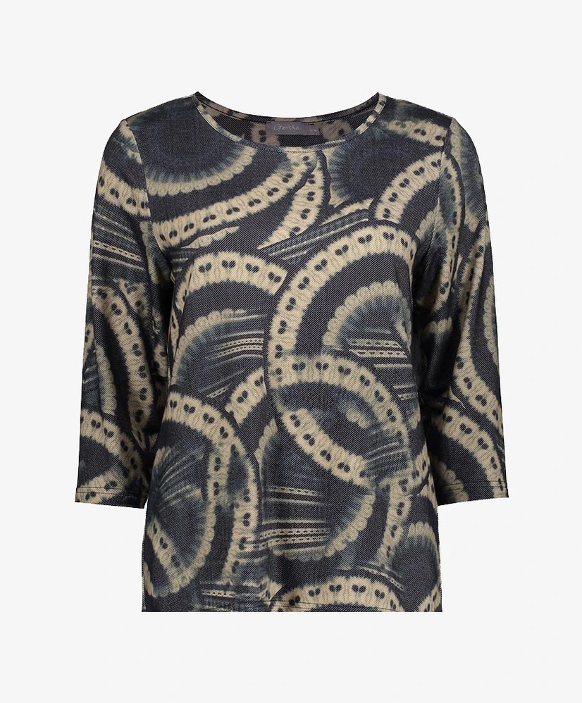 Geisha Top Allover Print