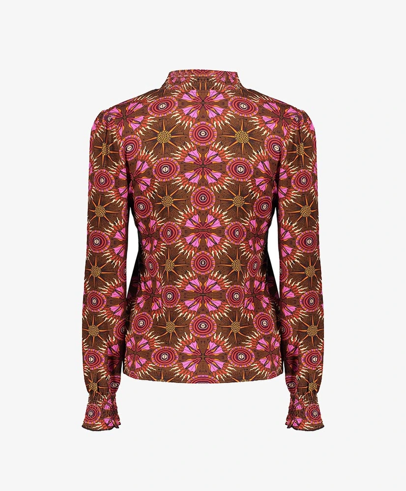 Geisha Top Allover Print