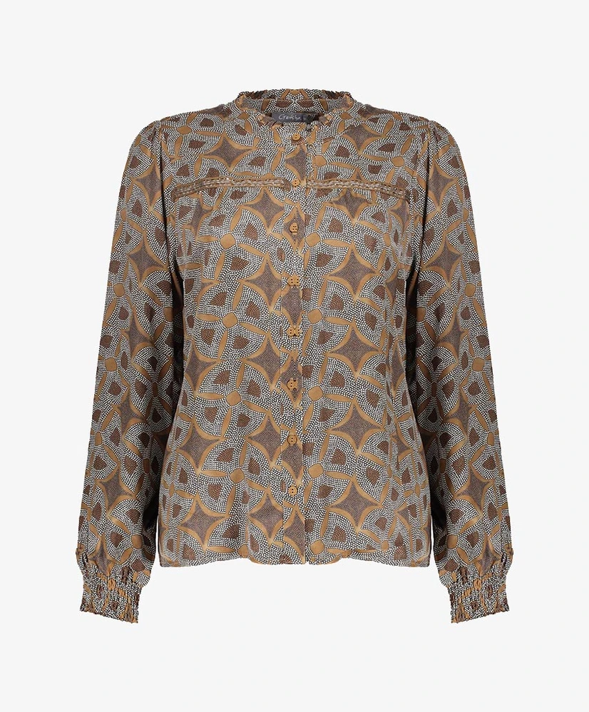 Geisha Top Allover Print