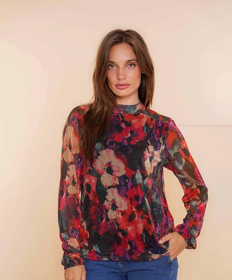 Geisha Top Bloemen