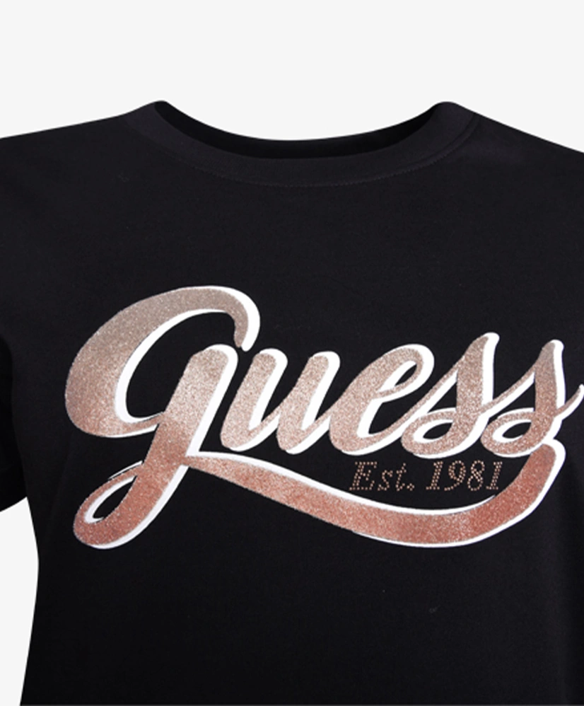 GUESS T-shirt Glittery Logo