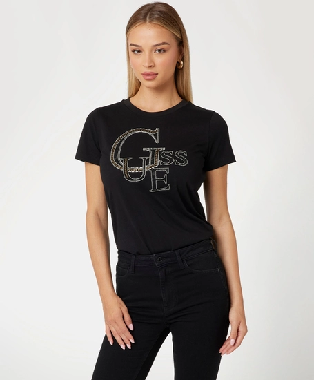 GUESS T-shirt Logo Studded