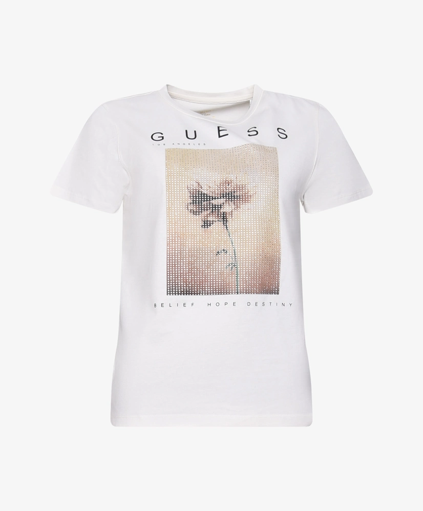 GUESS T-shirt Pictured Strass