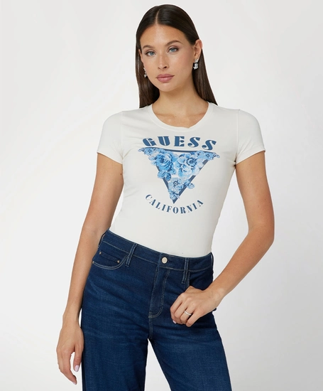 GUESS T-shirt Roses Triangle