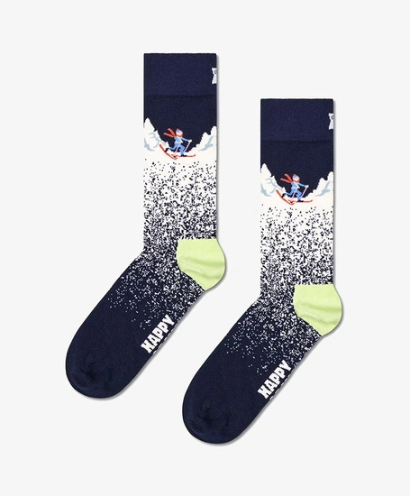 Happy Socks Sokken 2-Pack Skiing Chalet Gift Set