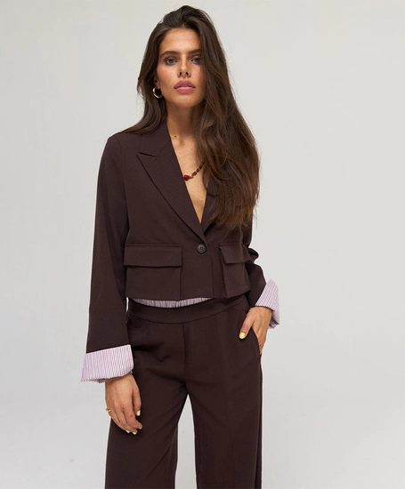 Harper & Yve Blazer Cropped Ivy