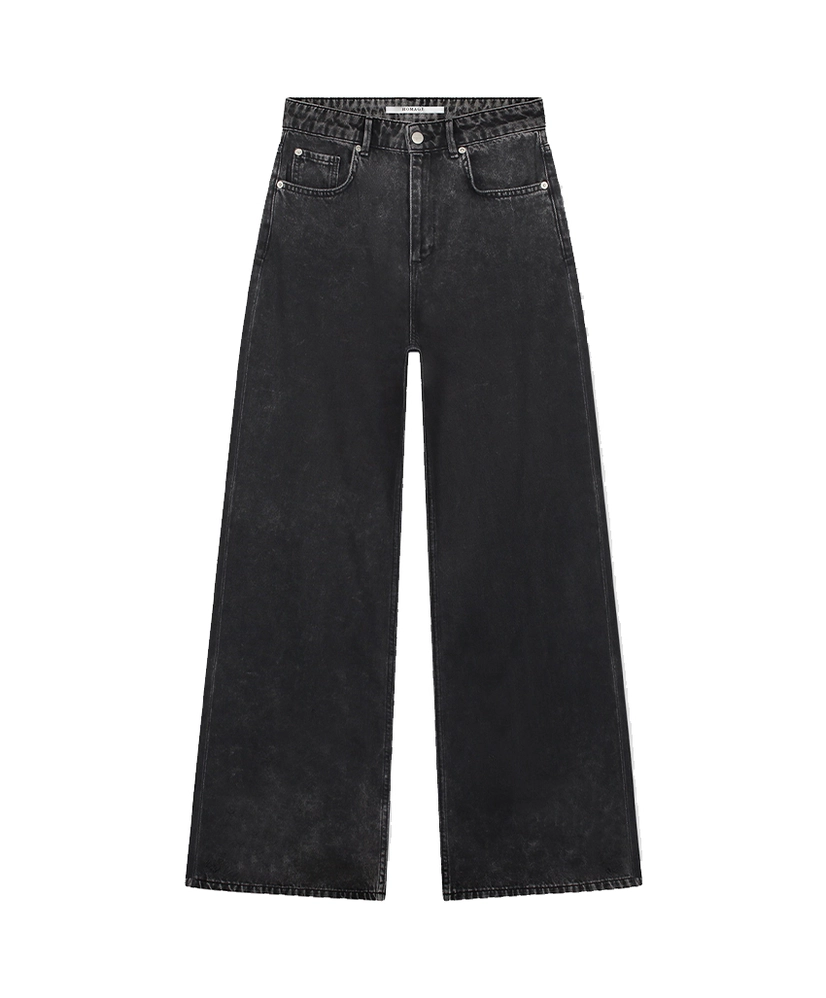 HOMAGE Jeans Wide Leg Back Slit