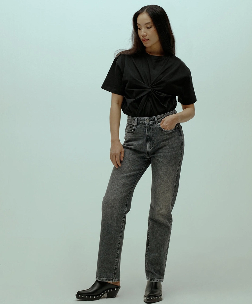 HOMAGE Relaxed Straight Jeans Scotti