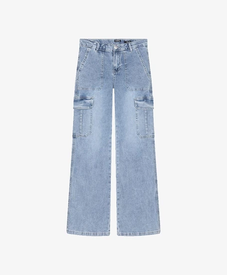 Indian Blue Jeans Wide Fit Cargo Jeans