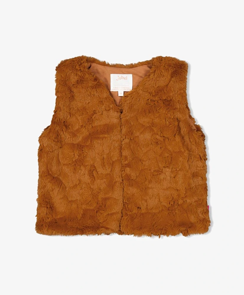 JUBEL Gilet Teddy Forest Fancy