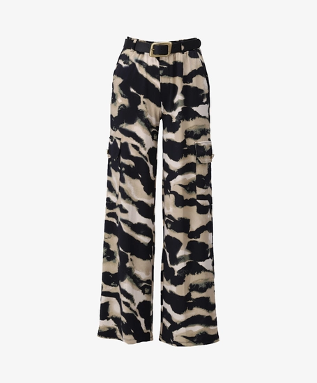 K-Design Cargo Broek Allover Print