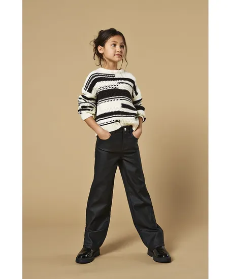 KIDS ONLY Broek Juicy Nya Wide Leg Coated