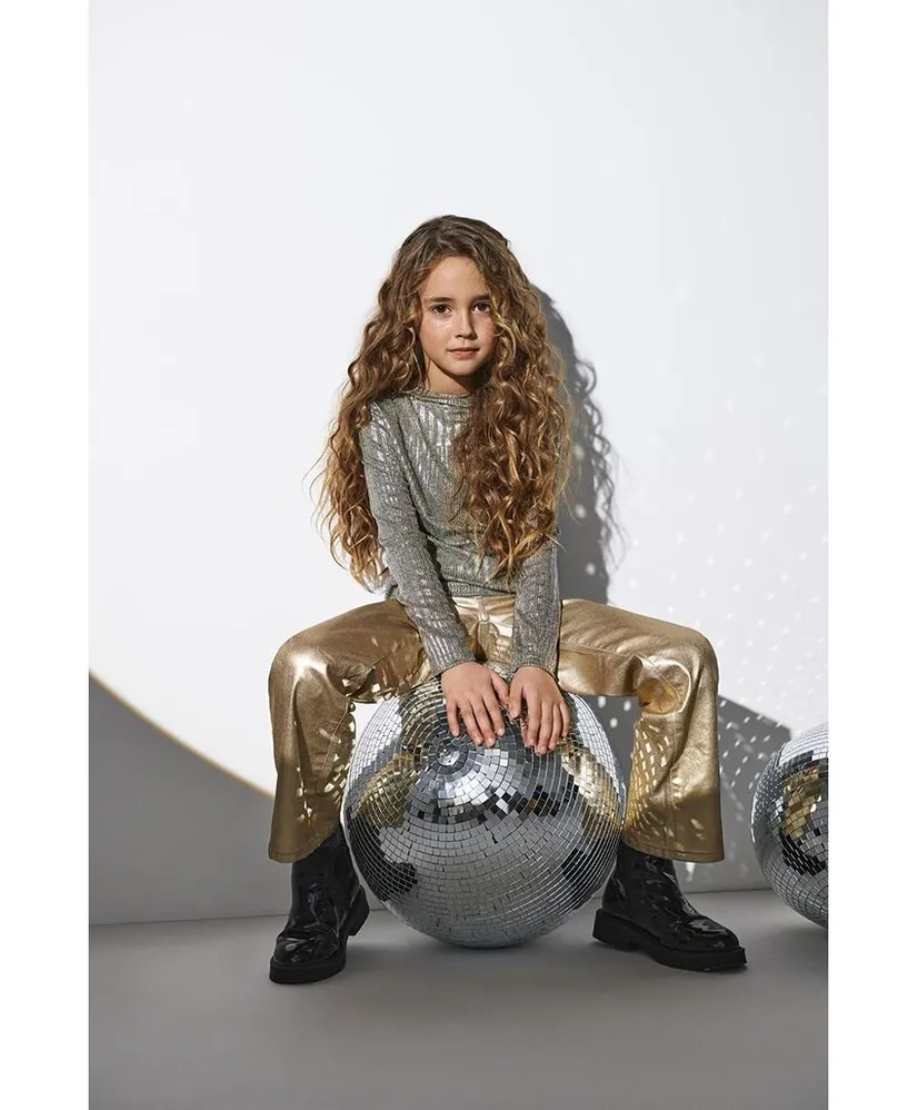 KIDS ONLY Broek Wide Leg Juicy Metallic