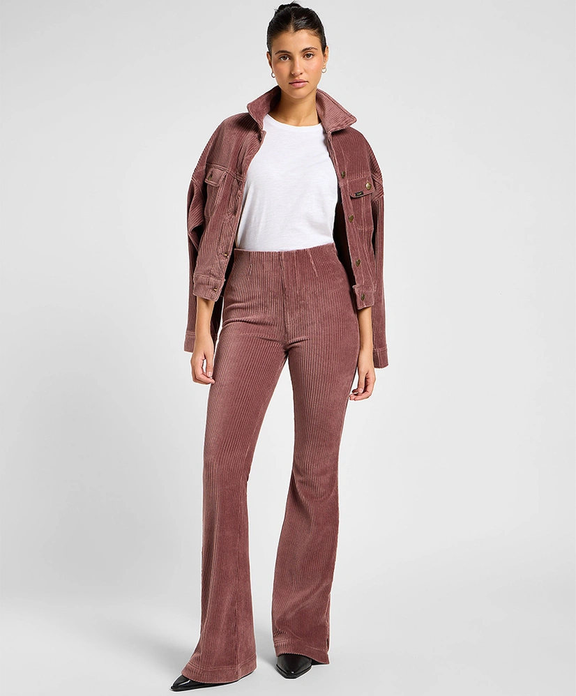 Lee Flared Broek Corduroy