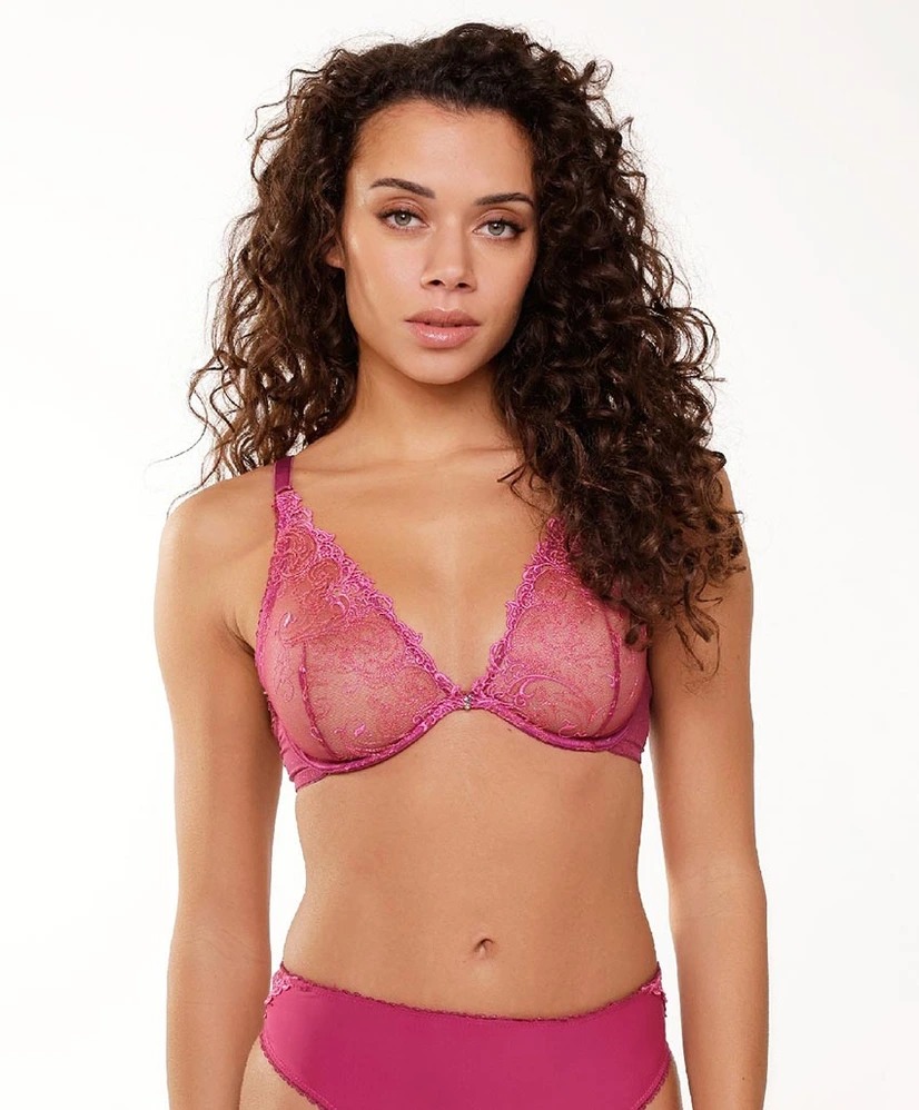 LingaDore Triangel Beugel BH Raspberry