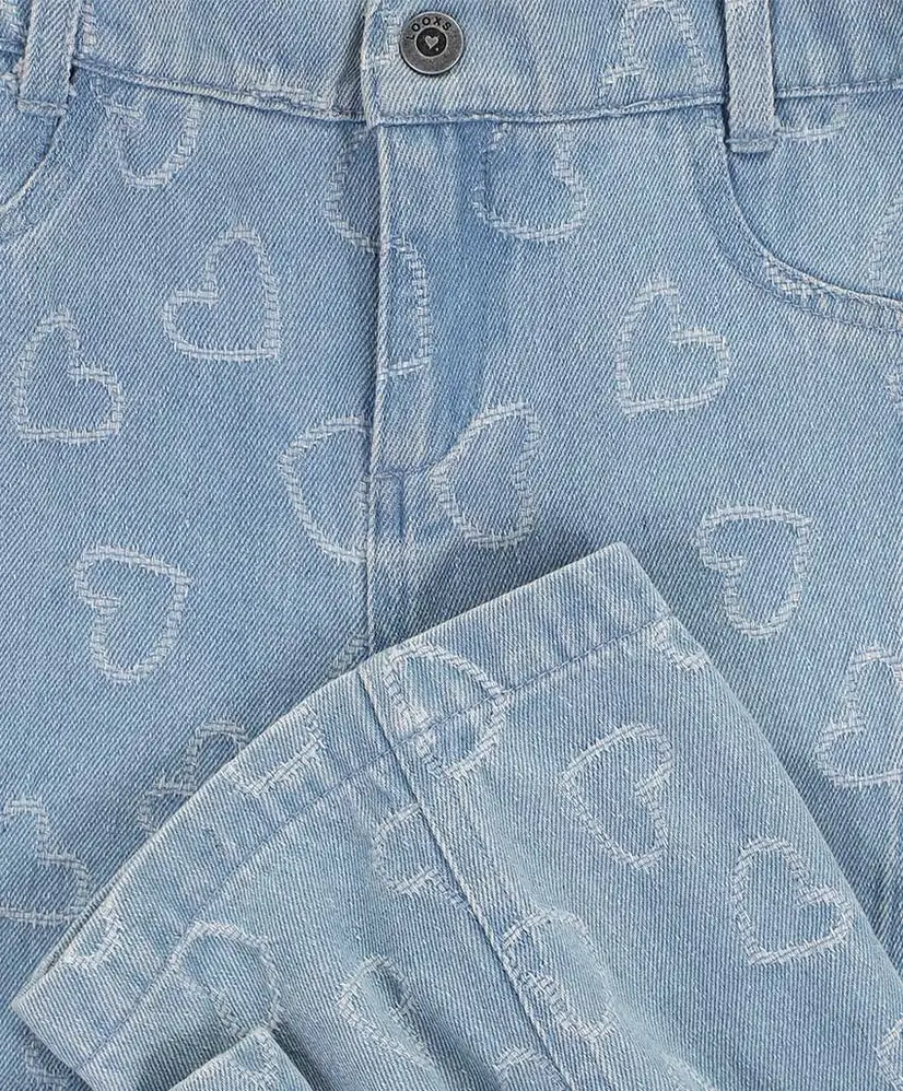 LOOXS Little Jeans Bleached Hearts